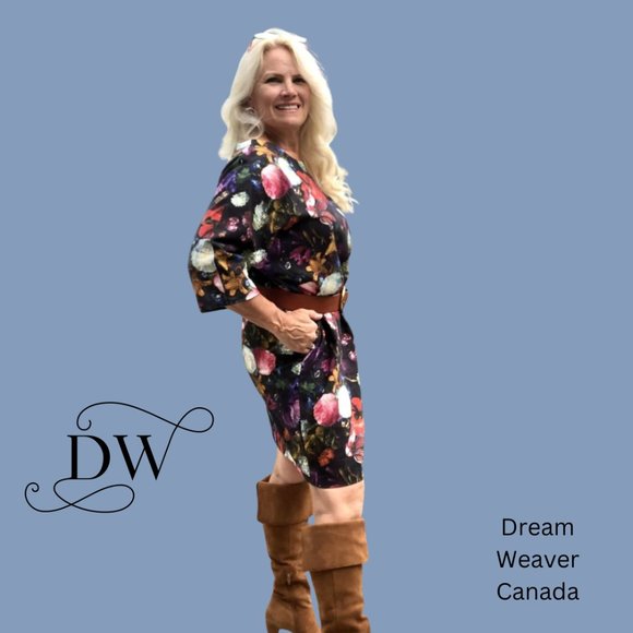 Rembrandt Garden Dress | Small Print | Gilmour Clothing - Picture 5 of 6